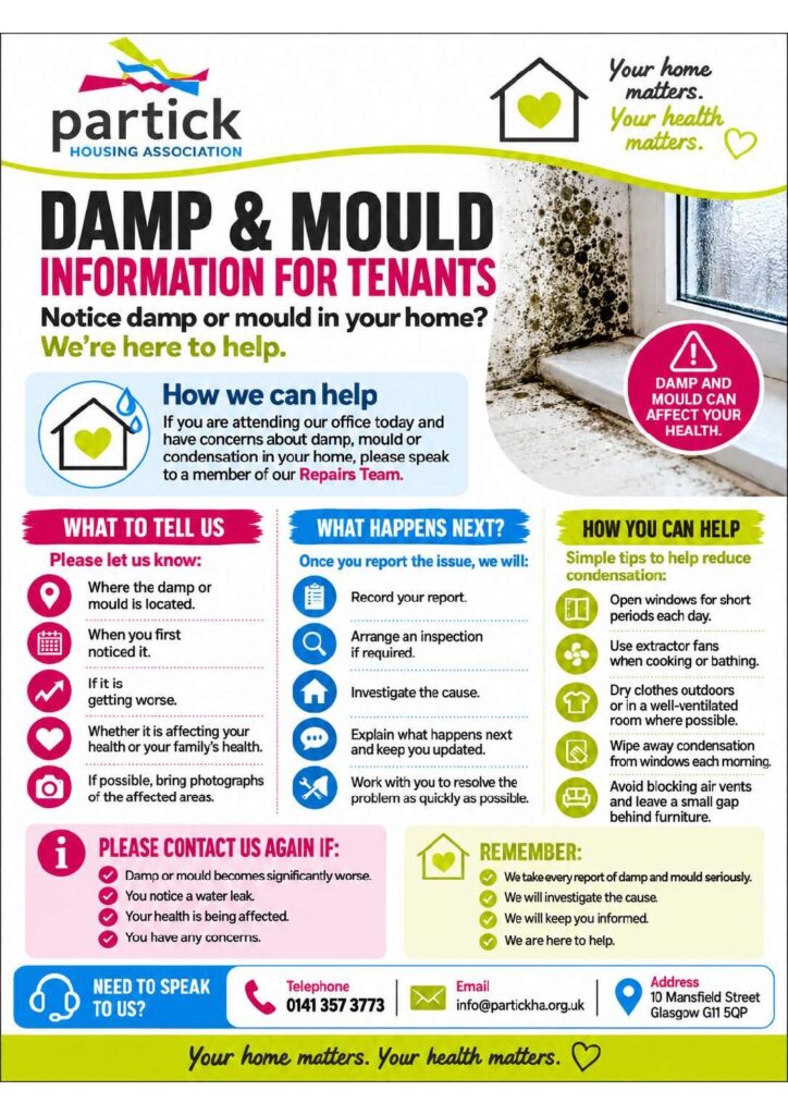 Damp & Mould - Information Guide for Tenants 1 damp mould flyer pdf